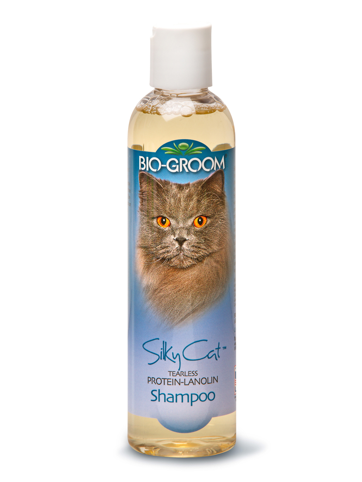 Шампунь-кондиционер для кошек BIO-GROOM silky cat shampoo с протеином и ланолином 237 мл