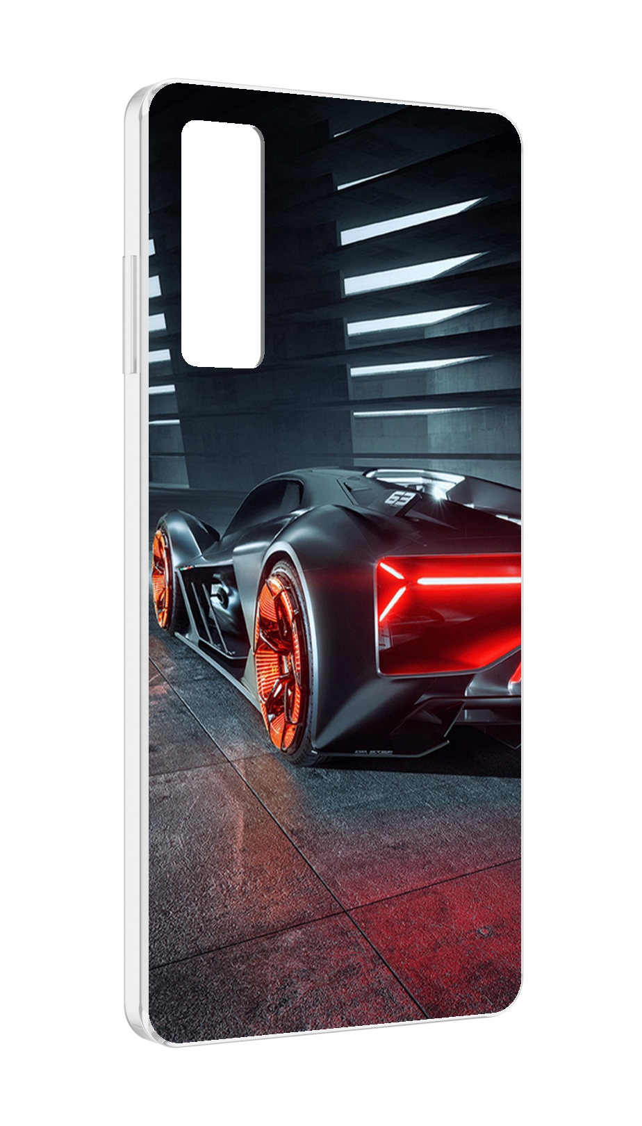 

Чехол MyPads Ночной-город мужской для TCL 20 5G, Прозрачный, Tocco