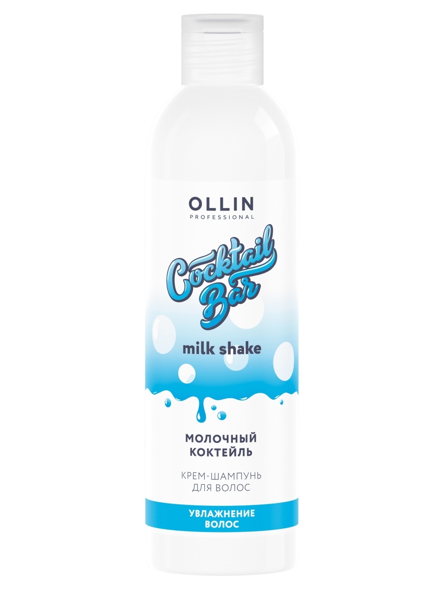 Крем-шампунь Ollin Professional Молочный коктейль Увлажнение волос 400 мл