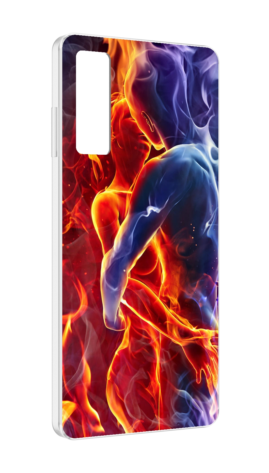 

Чехол MyPads Огонь-вода для TCL 20 5G, Прозрачный, Tocco