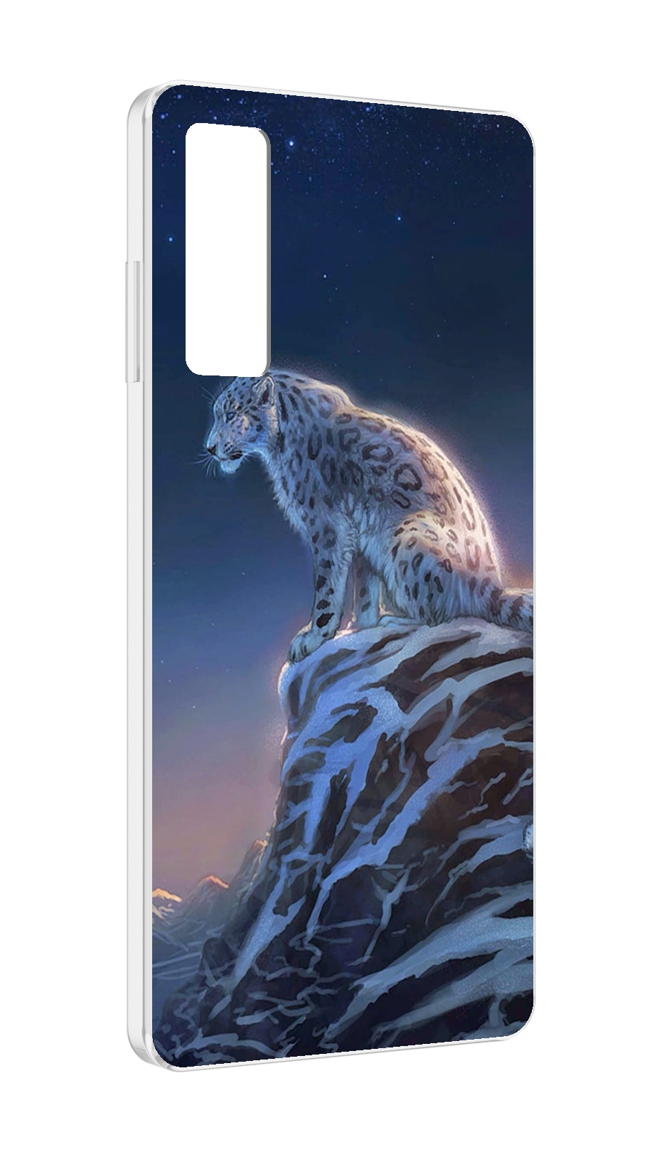 

Чехол MyPads Одинокий-Барс для TCL 20 5G, Прозрачный, Tocco
