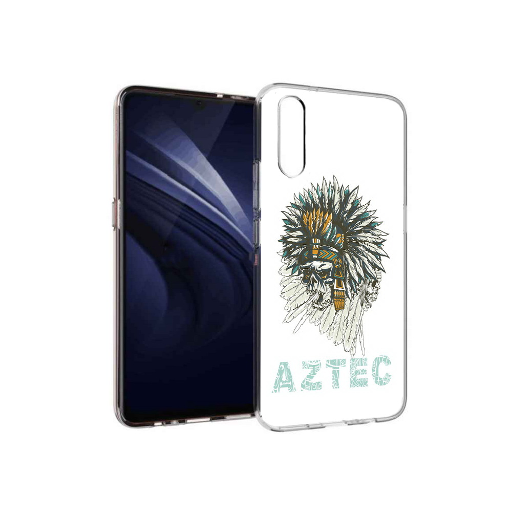 

Чехол MyPads Tocco для Vivo V17 Neo скелет индеец (PT226959.388.602), Прозрачный, Tocco