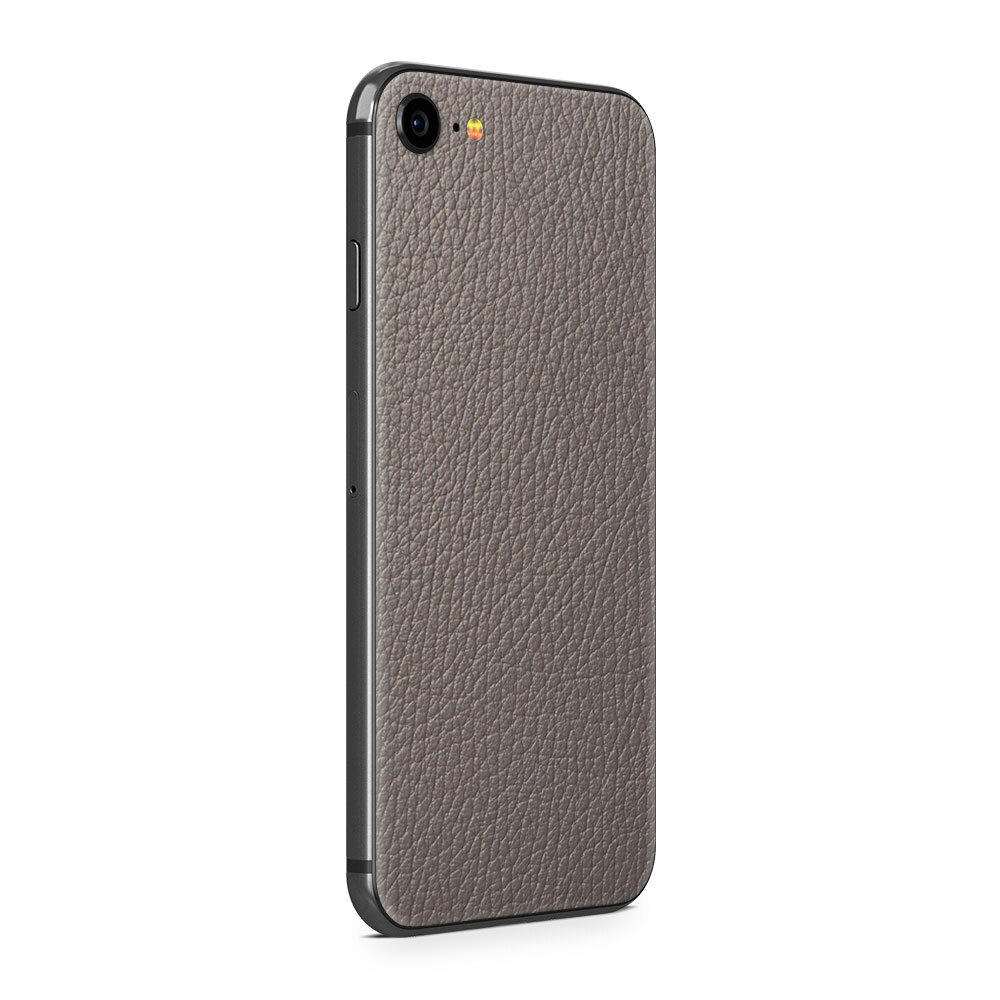 

Наклейка Glueskin из натуральной кожи Classic для Apple iPhone 8, Серый