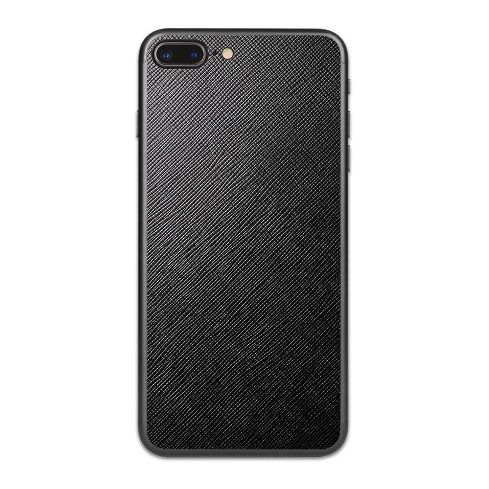 

Наклейка Glueskin из натуральной кожи Saffiano для Apple iPhone 8 Plus, Черный