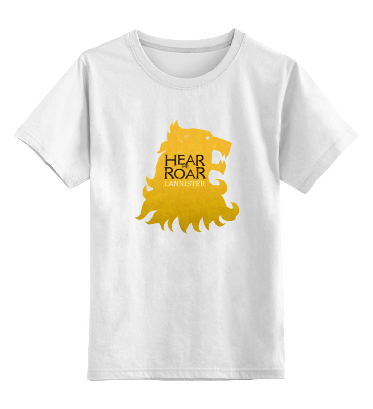 

Футболка детская Printio House lannister цв. белый р. 152, House lannister