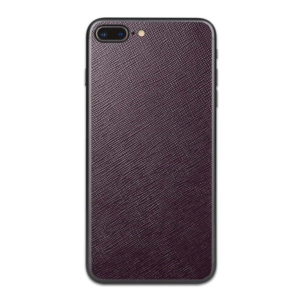 

Наклейка Glueskin из натуральной кожи Saffiano для Apple iPhone 8 Plus, Фиолетовый