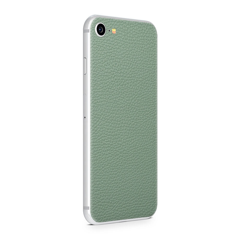 

Наклейка Glueskin из натуральной кожи Classic для Apple iPhone SE 2020, Зеленый