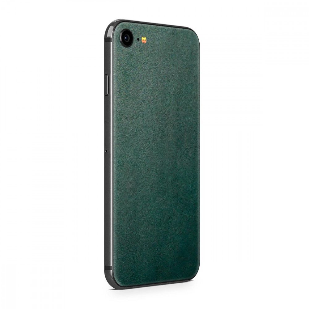 Наклейка Glueskin из натуральной кожи Just Green для Apple iPhone SE 2020 1690₽