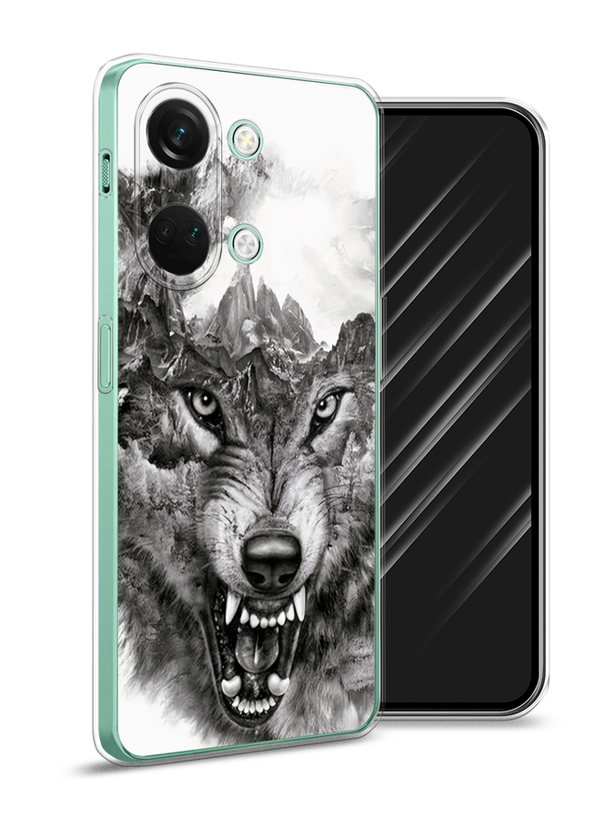 

Чехол Awog на OnePlus Nord 3 "Волк в горах", Серый;белый;бежевый, 154050-1