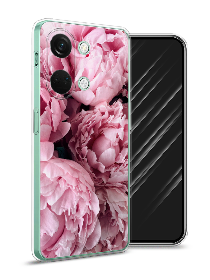 

Чехол Awog на OnePlus Nord 3 "Нежные пионы", Розовый;черный;белый, 154050-8