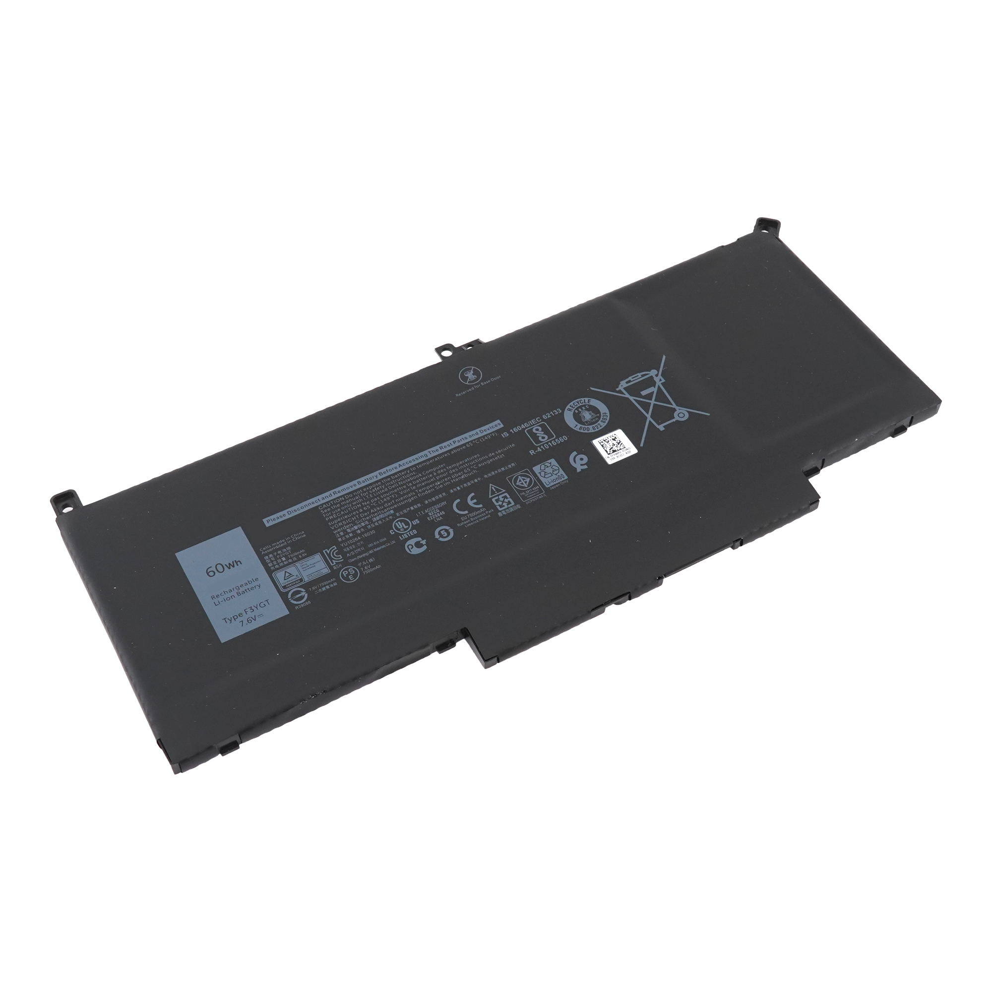 фото Аккумулятор f3ygt для dell latitude 12 7290 и др. ( f3ygt, 0f3ygty, 0myj96) azerty