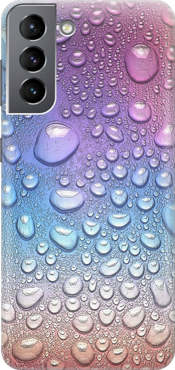 

Чехол на Samsung Galaxy S21 FE 5G с принтом "Множество капель", Синий;фиолетовый, 3927