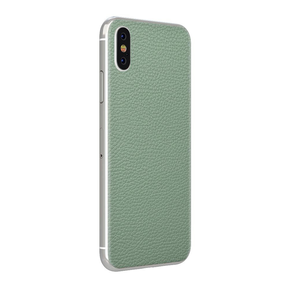 

Наклейка Glueskin из натуральной кожи Classic для Apple iPhone Xs Max, Зеленый