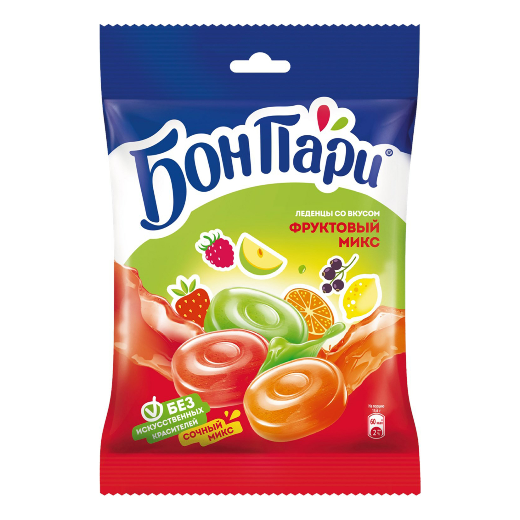 

Леденцы Бон Пари Фруктовый Микс 75 г
