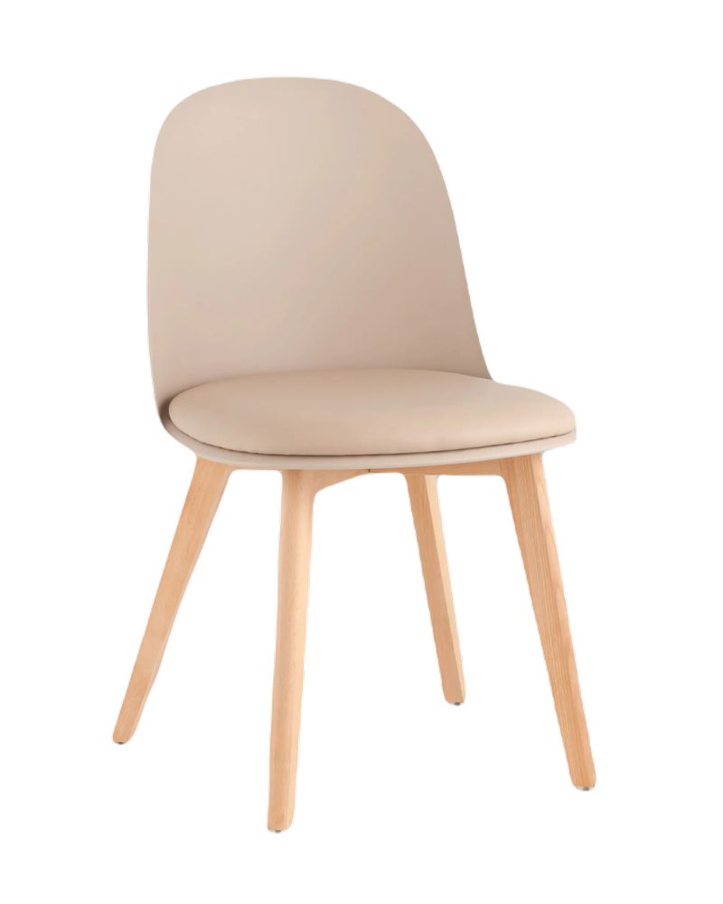 

Стул Stool Group Fog бежевый/светлое дерево, Fog