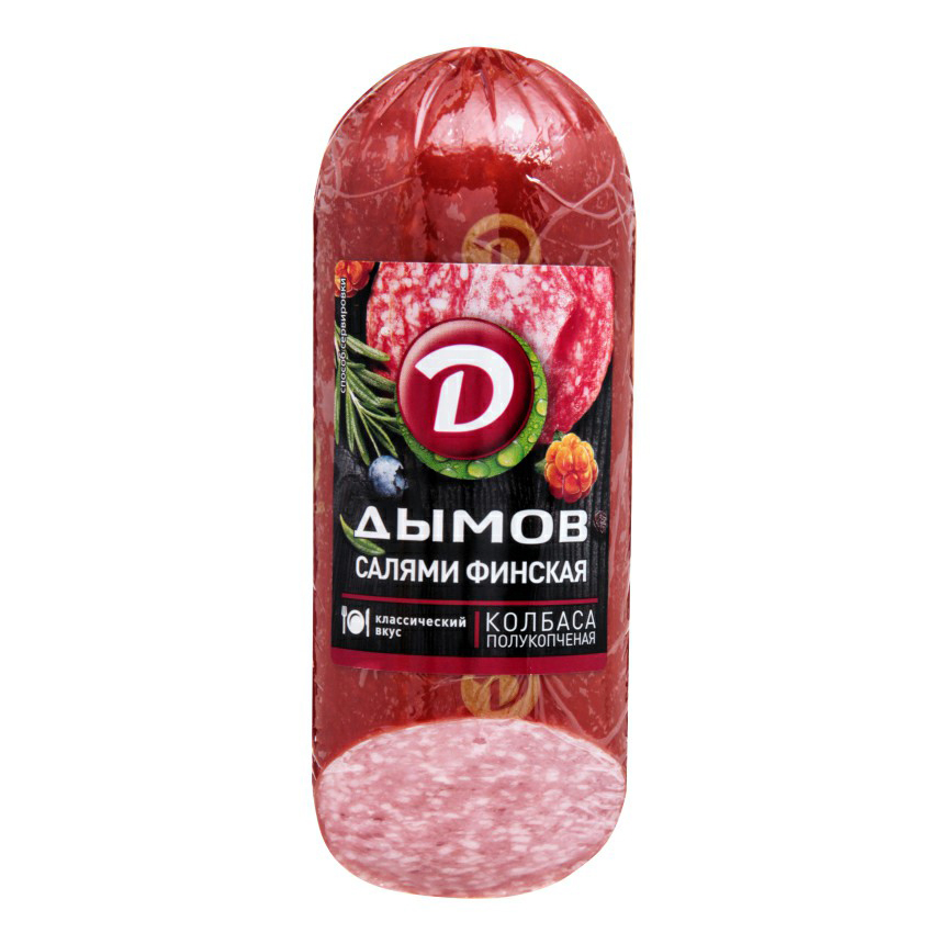 

Колбаса полукопченая Дымов Салями Финская