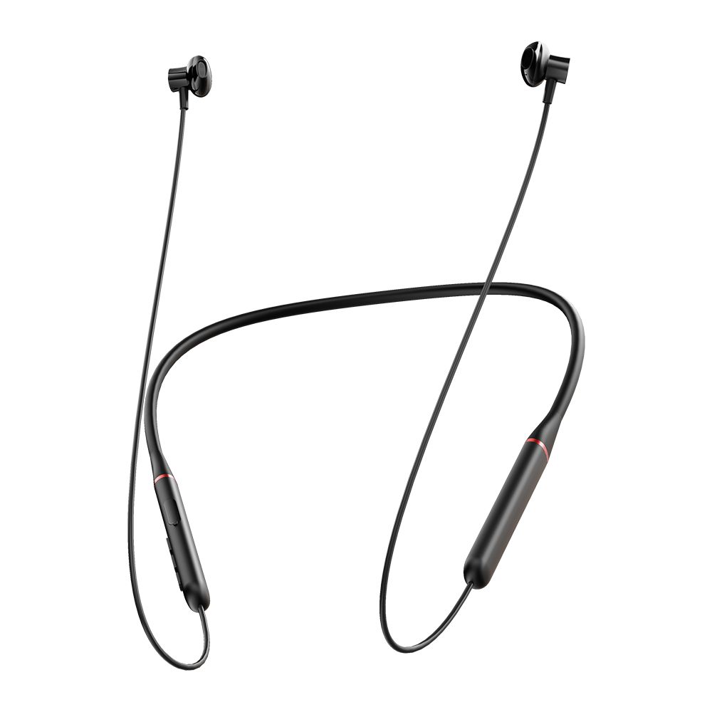 Беспроводные наушники с шейным шнурком Rock Y6 Wireless Sports Earphones черные rock-y6-black