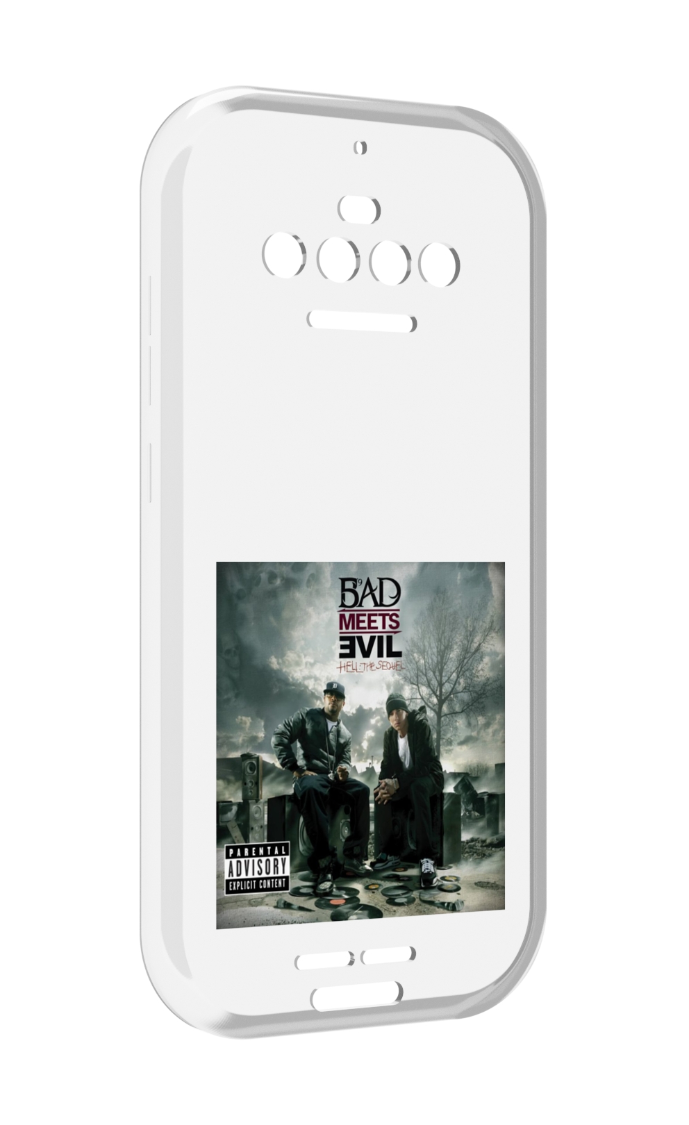 

Чехол MyPads Eminem BAD MEETS EVIL – HELL THE SEQUEL для Oukitel F150 R2022, Прозрачный, Tocco