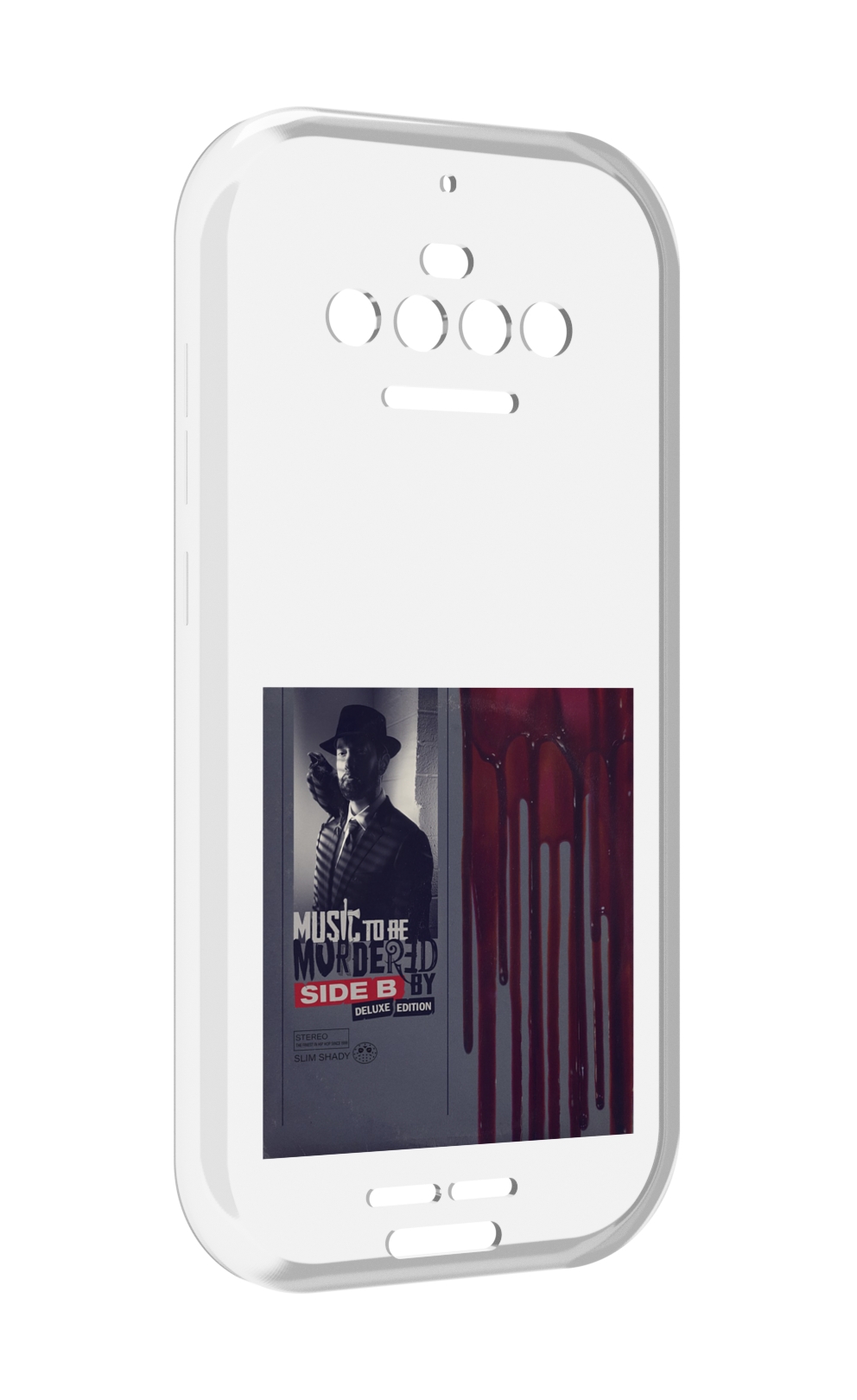 

Чехол MyPads Eminem MUSIC TO BE MURDERED BY для Oukitel F150 R2022, Прозрачный, Tocco