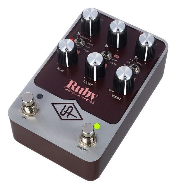 Эффект для гитары Universal Audio UAFX Ruby 63 Top Boost Amplifier