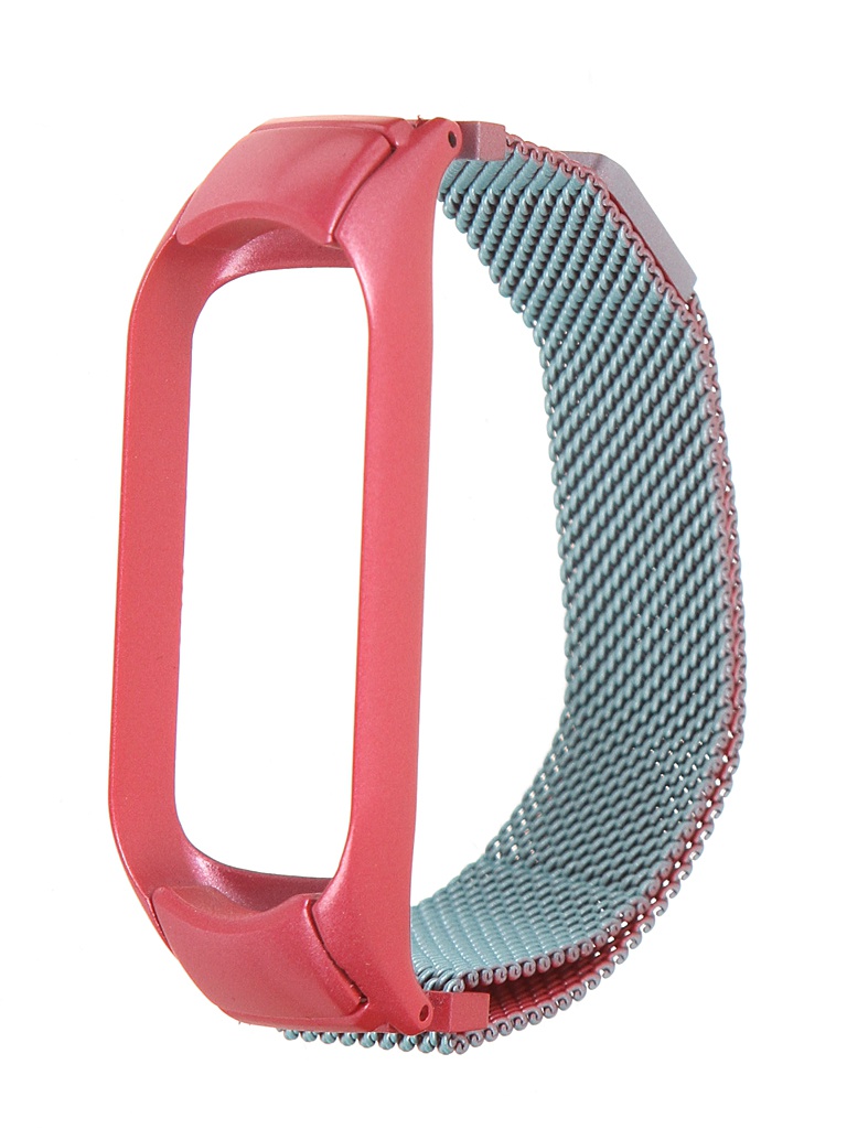 фото Ремешок bruno для xiaomi mi band 5 milano pink-turquoise 5038