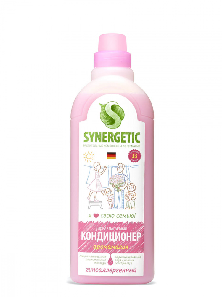 

Кондиционер для белья Synergetic Лавандовое поле, концентрированный, 1 л