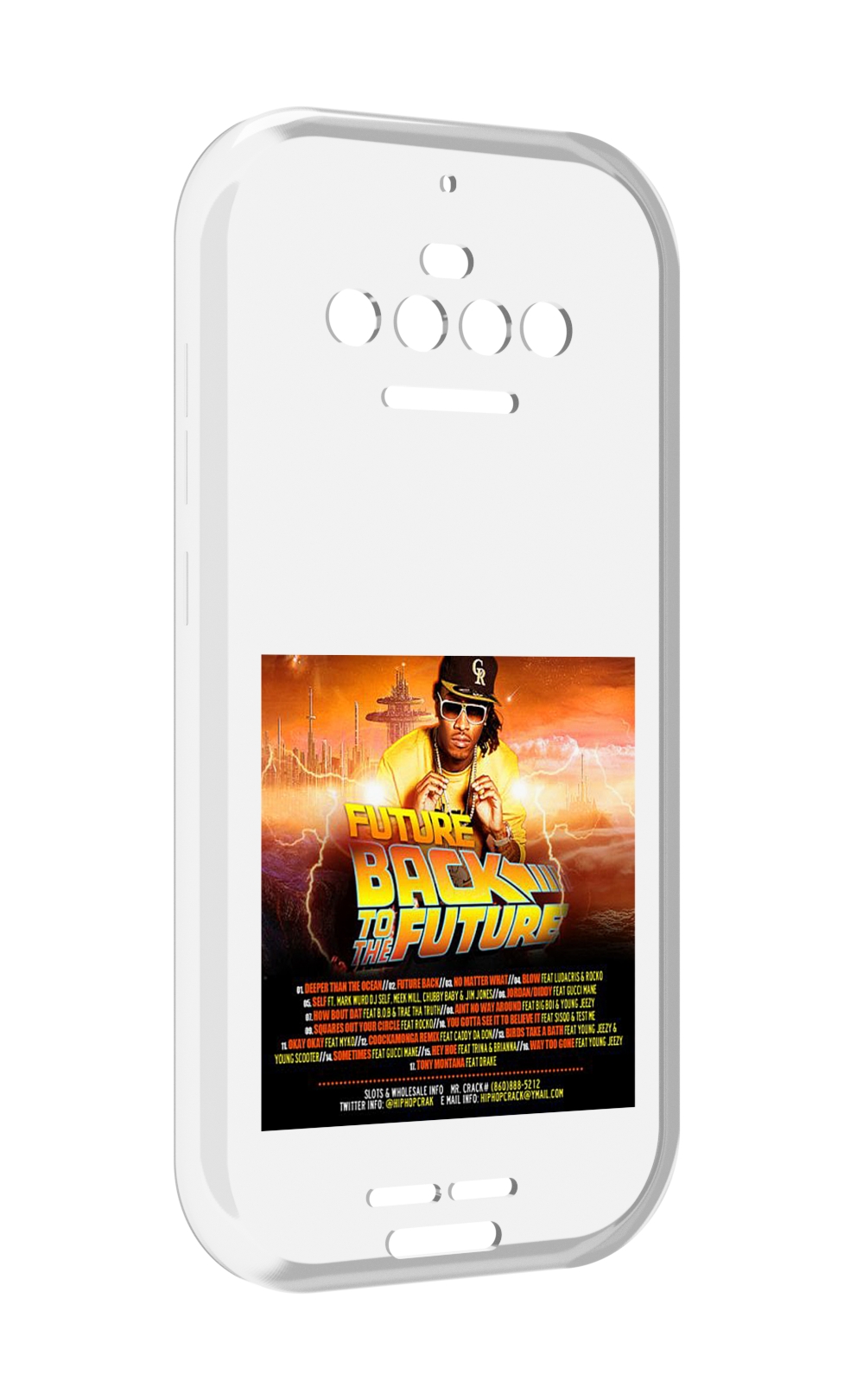 

Чехол MyPads Future - Back To The Future для Oukitel F150 R2022, Прозрачный, Tocco