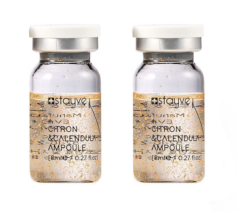 фото Сыворотка под мезороллер stayve citron&calendula 2 ampoule цитрон и календула 2 шт х 8 мл