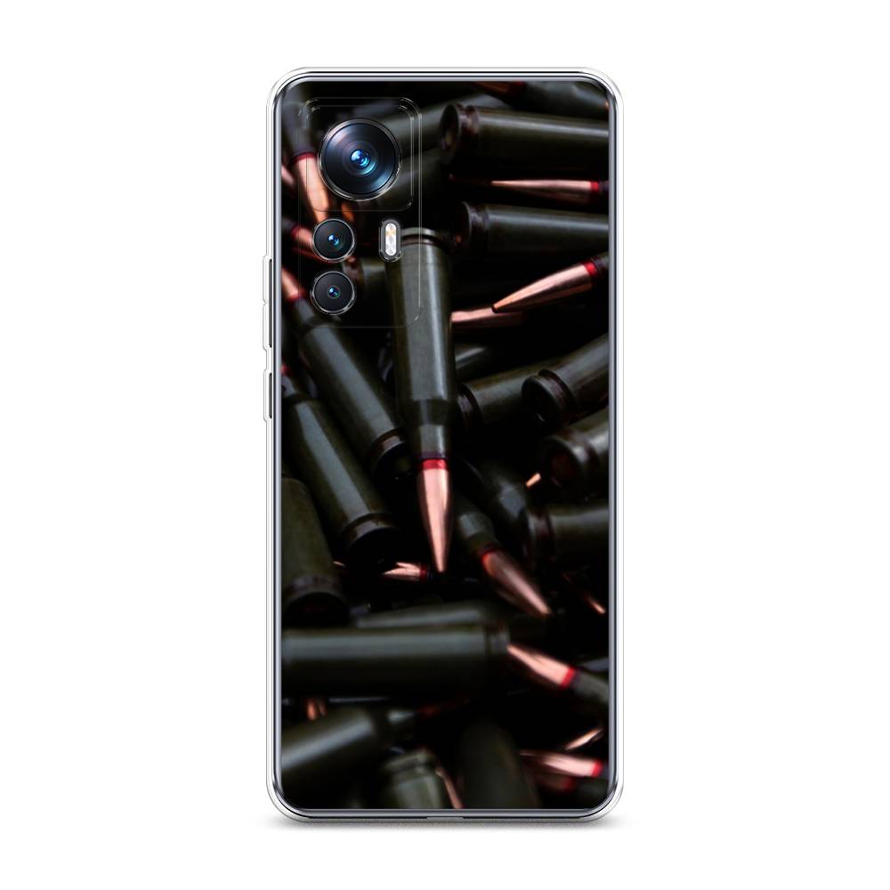 

Чехол Awog на Xiaomi 12T Pro / Сяоми 12T Про "Пули черные", Черный;коричневый