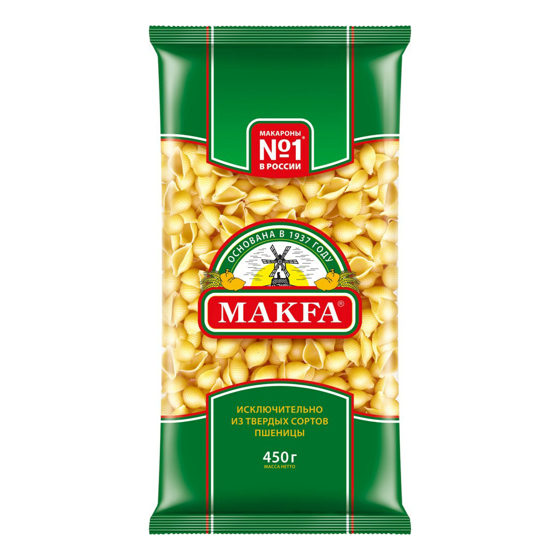 

Макаронные изделия Makfa Ракушки 450 г