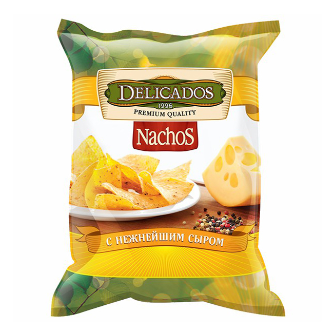 

Чипсы кукурузные Delicados Nachos с сыром 150 г