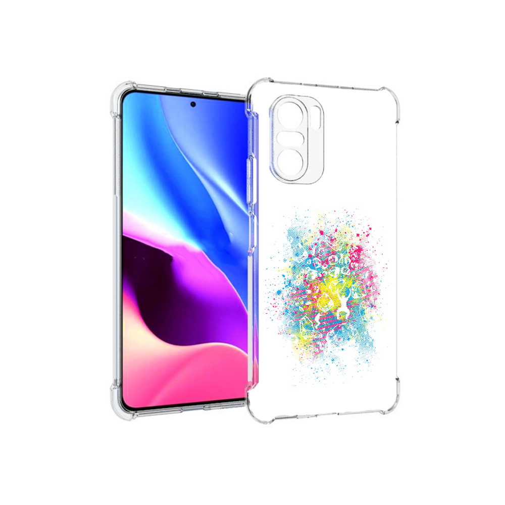 

Чехол MyPads Tocco для Xiaomi Redmi K40 акварель абстракция (PT158239.260.214), Прозрачный, Tocco