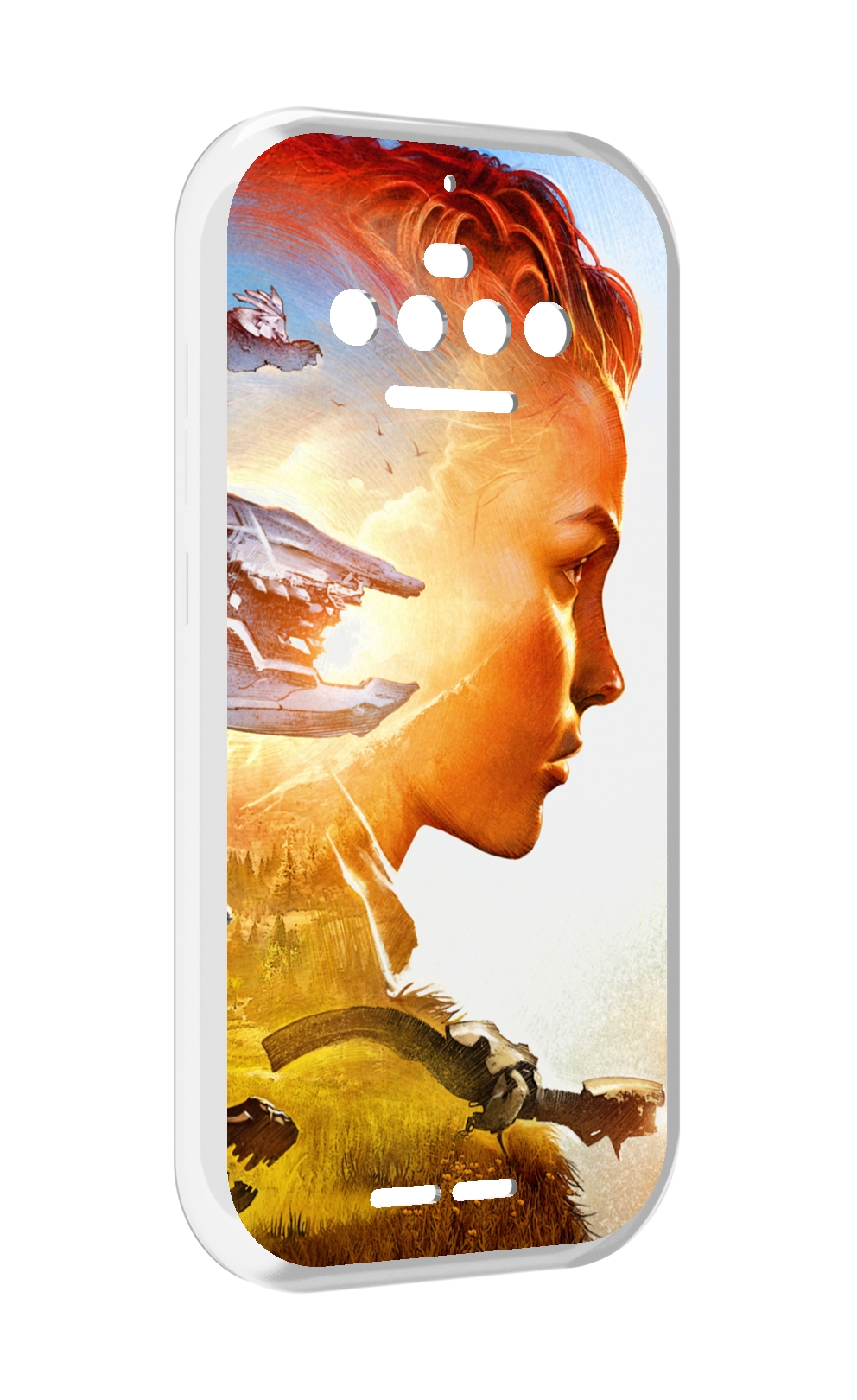 

Чехол MyPads Horizon Zero Dawn art для Oukitel F150 R2022, Прозрачный, Tocco
