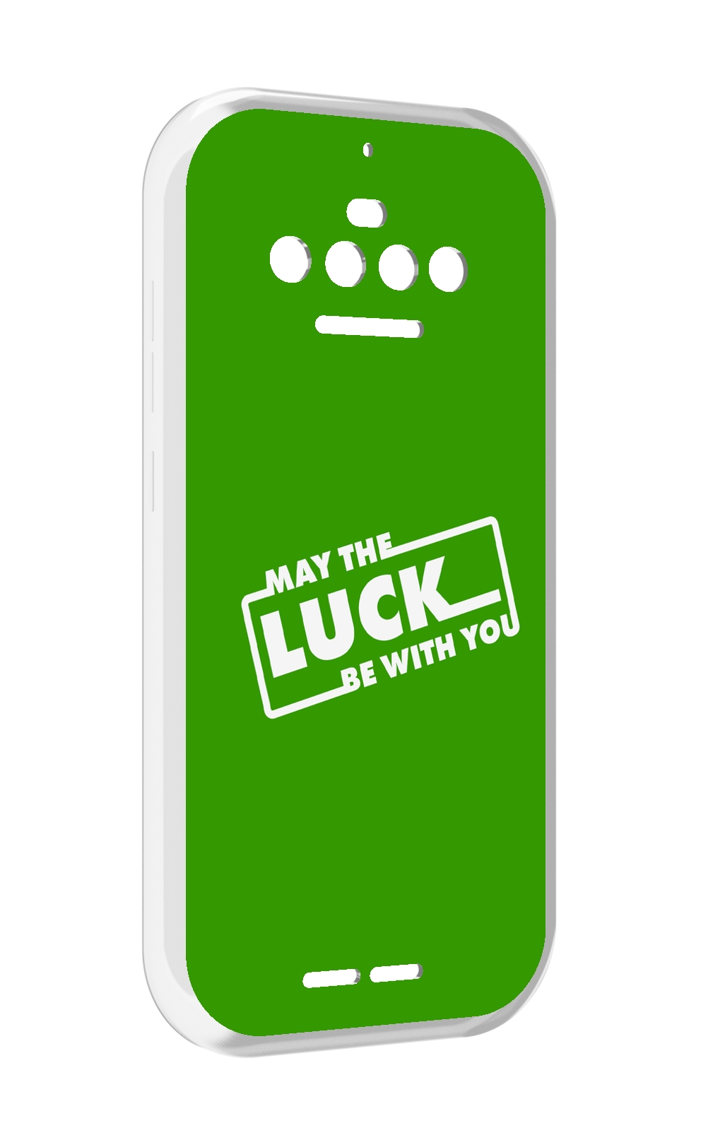 

Чехол MyPads Luck green для Oukitel F150 R2022, Прозрачный, Tocco
