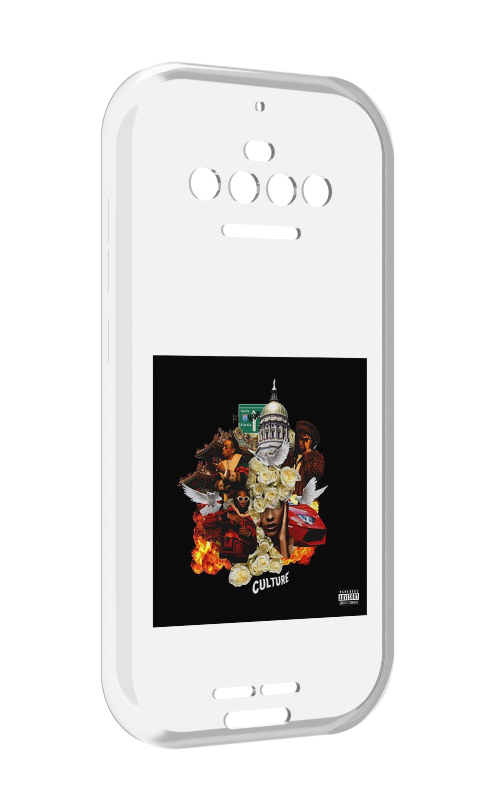 

Чехол MyPads Migos - Culture для Oukitel F150 R2022, Прозрачный, Tocco