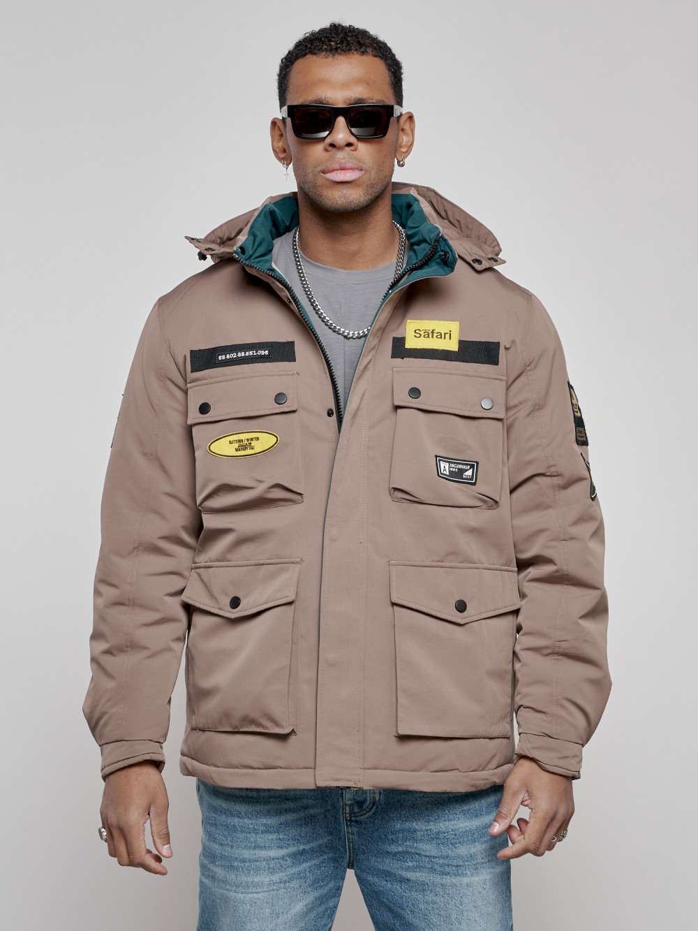 Куртка мужская MTFORCE 88905 коричневая XL