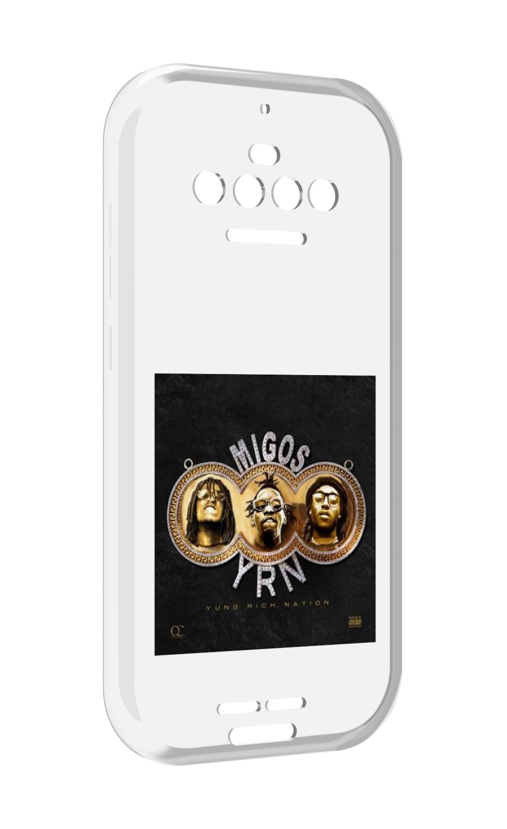 

Чехол MyPads Migos - Yung Rich Nation для Oukitel F150 R2022, Прозрачный, Tocco