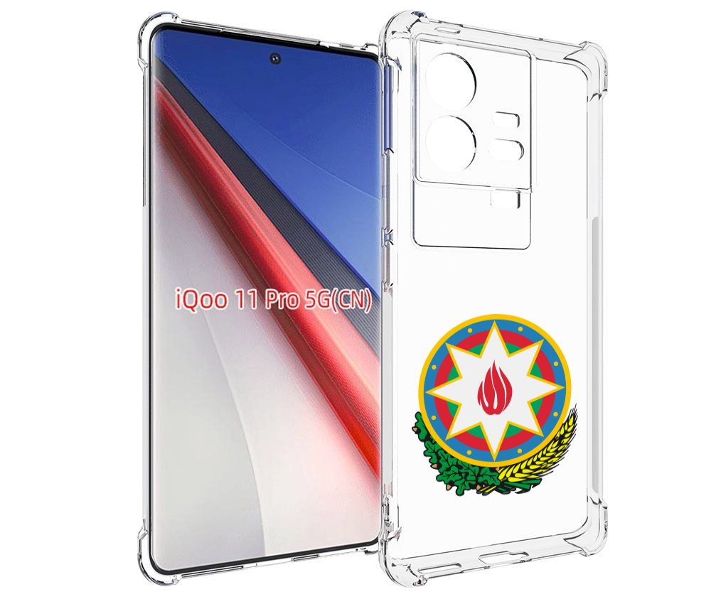 

Чехол бампер MyPads герб-азербаиджан-2 для Vivo iQOO 11 Pro про..., Прозрачный, Tocco