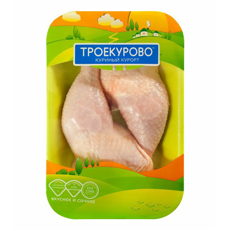 

Окорок цыпленка-бройлера с кожей Троекуров