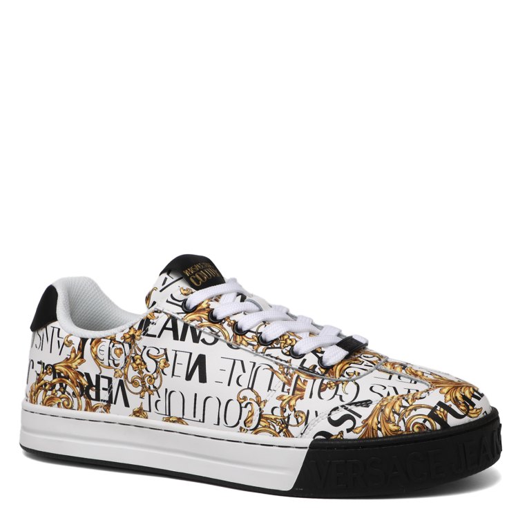 

Кеды мужские Versace Jeans Couture 76YA3SK6 белые 40 EU, Белый, 76YA3SK6