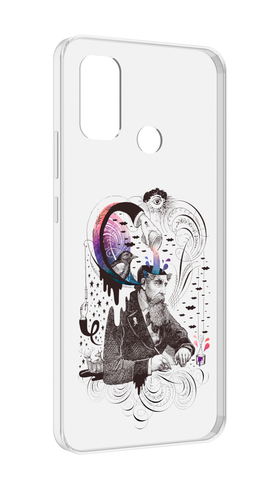 

Чехол MyPads абстракция думающий мужчина для UleFone Note 10P/Note 10, Прозрачный, Tocco