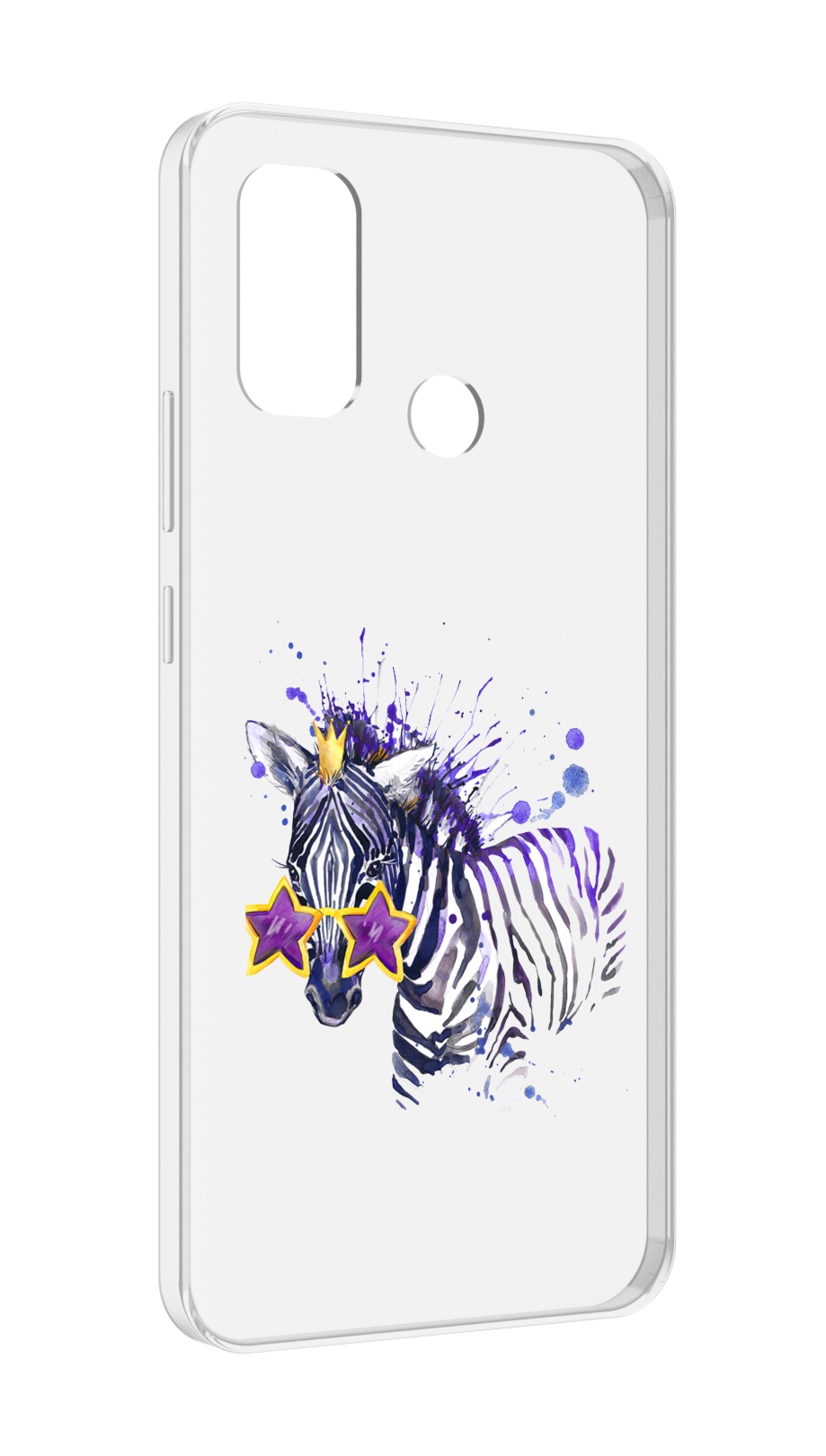 

Чехол MyPads акварельная зебра для UleFone Note 10P/Note 10, Прозрачный, Tocco