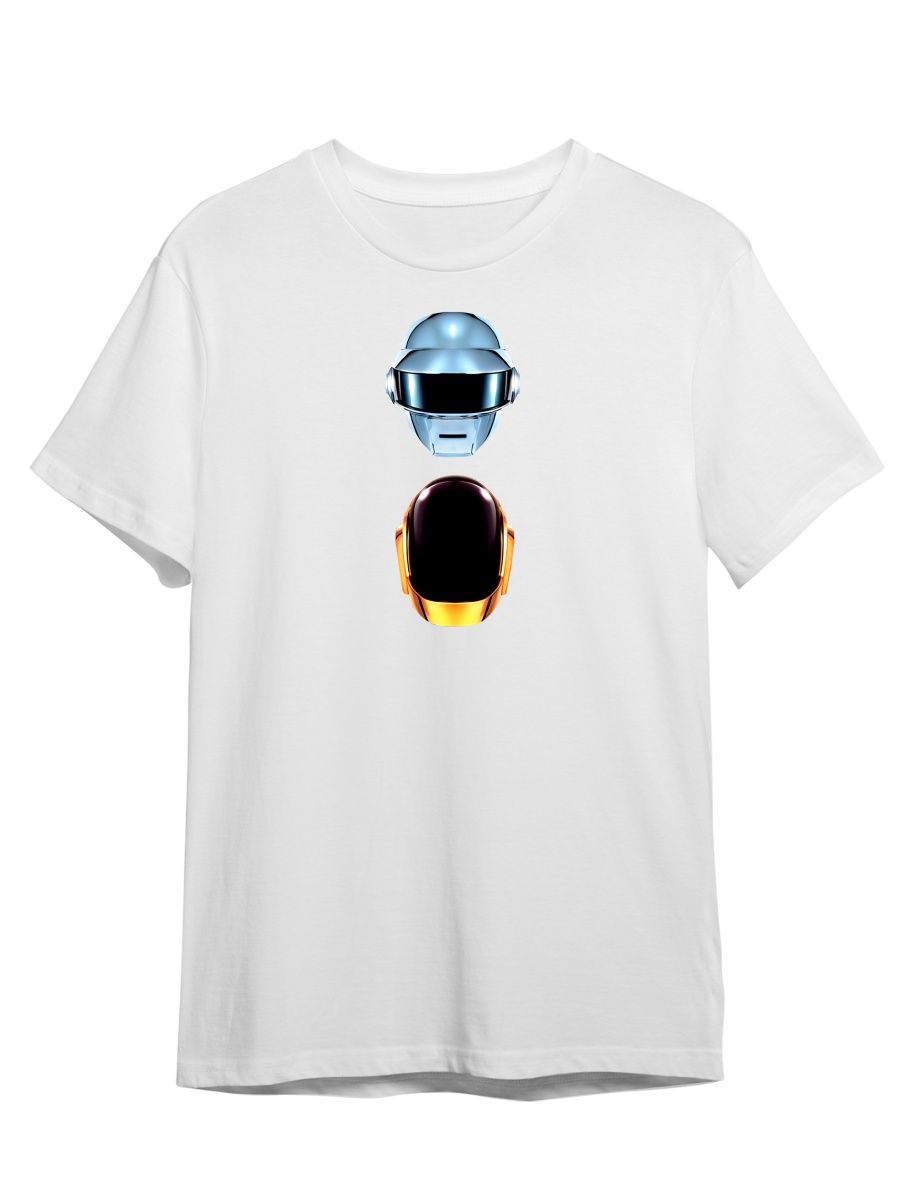 

Футболка унисекс Каждому Своё Daft Punk/Дафт Панк MGDP24 белая 5XL, "Daft Punk/Дафт Панк" MGDP24