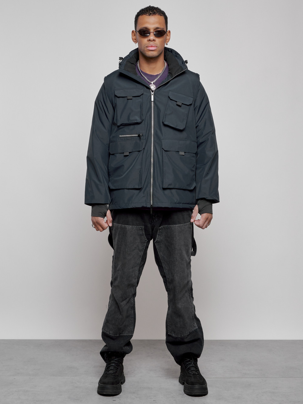 

Куртка мужская MTFORCE 2409 синяя XXL, Синий, 2409