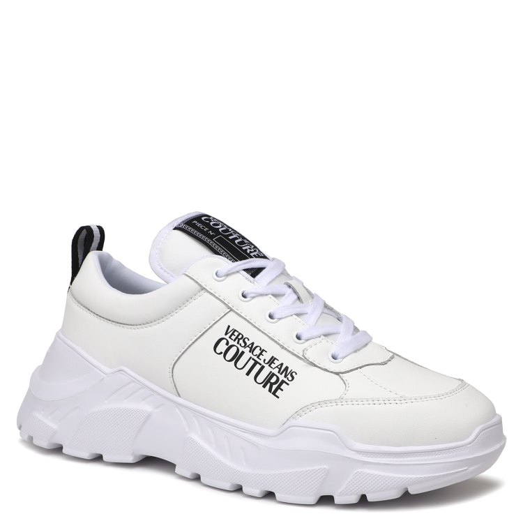 

Кроссовки мужские Versace Jeans Couture 76YA3SC1 белые 43 EU, Белый, 76YA3SC1