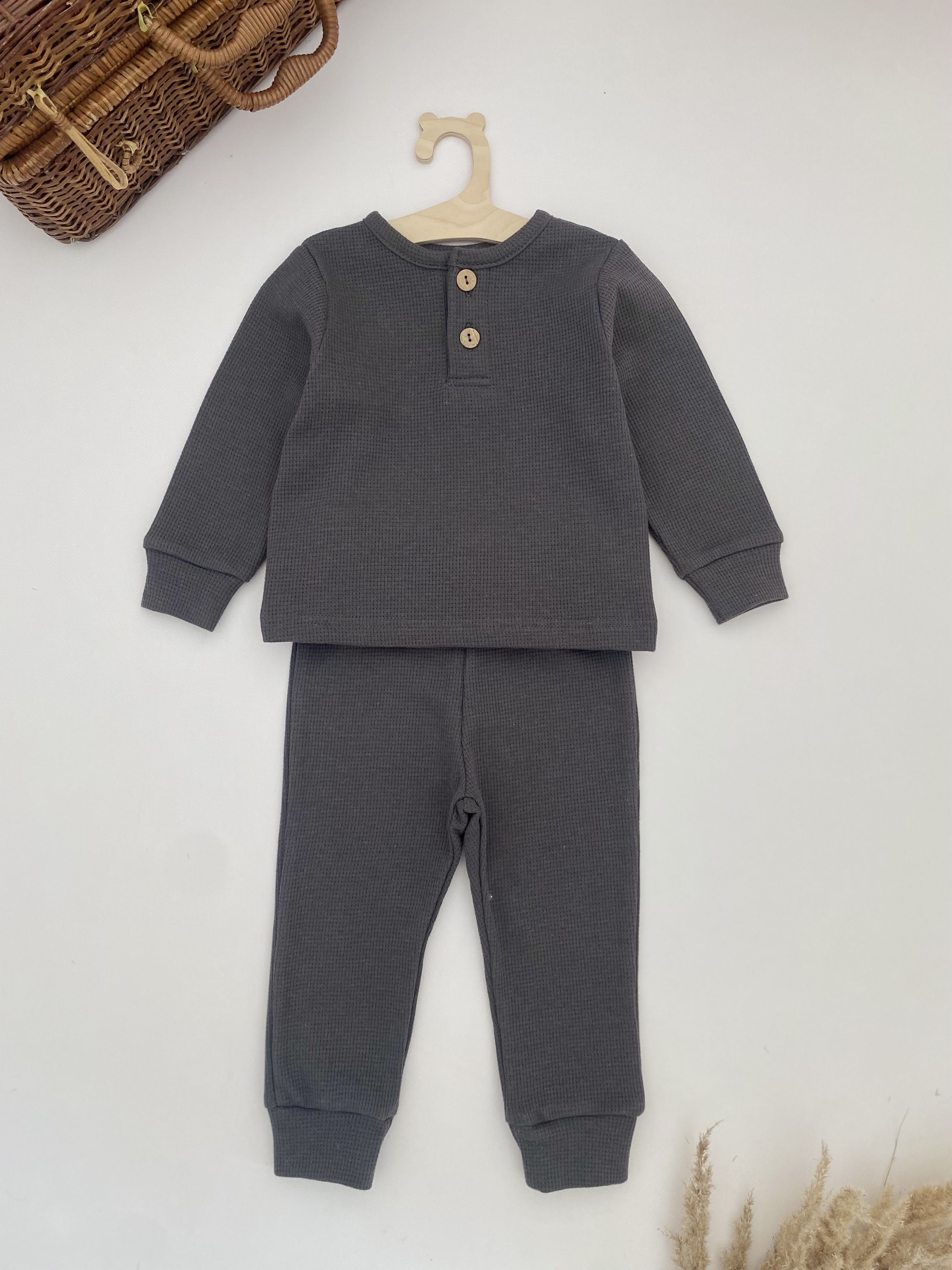 Пижама детская ЖАНЭТ Ж2364 серый графит 104 1645₽