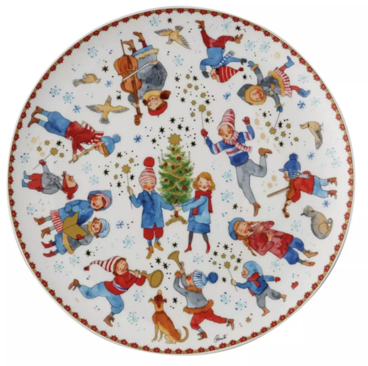 Блюдо Hutschenreuther Рождественская серия 2023 28 см