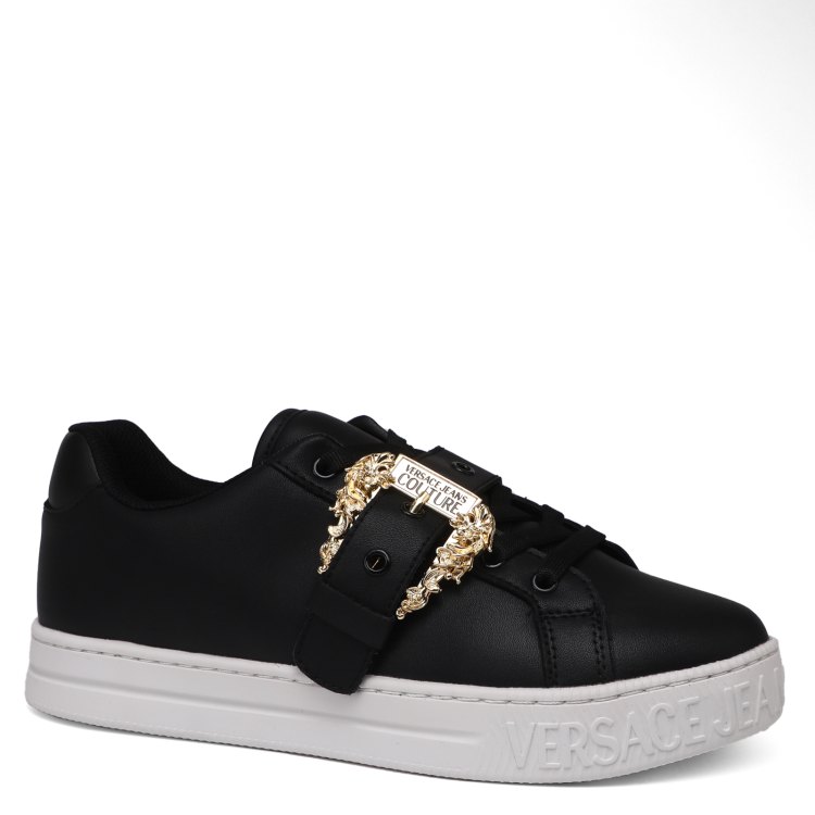 

Кеды женские Versace Jeans Couture 76VA3SK9 черные 39 EU, Черный, 76VA3SK9