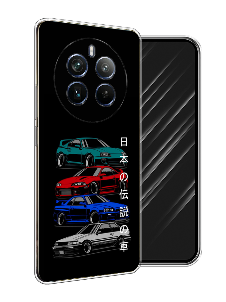 

Чехол Awog на Realme 12+ "JDM Legend cars", Зеленый;красный;синий, 2516350-1
