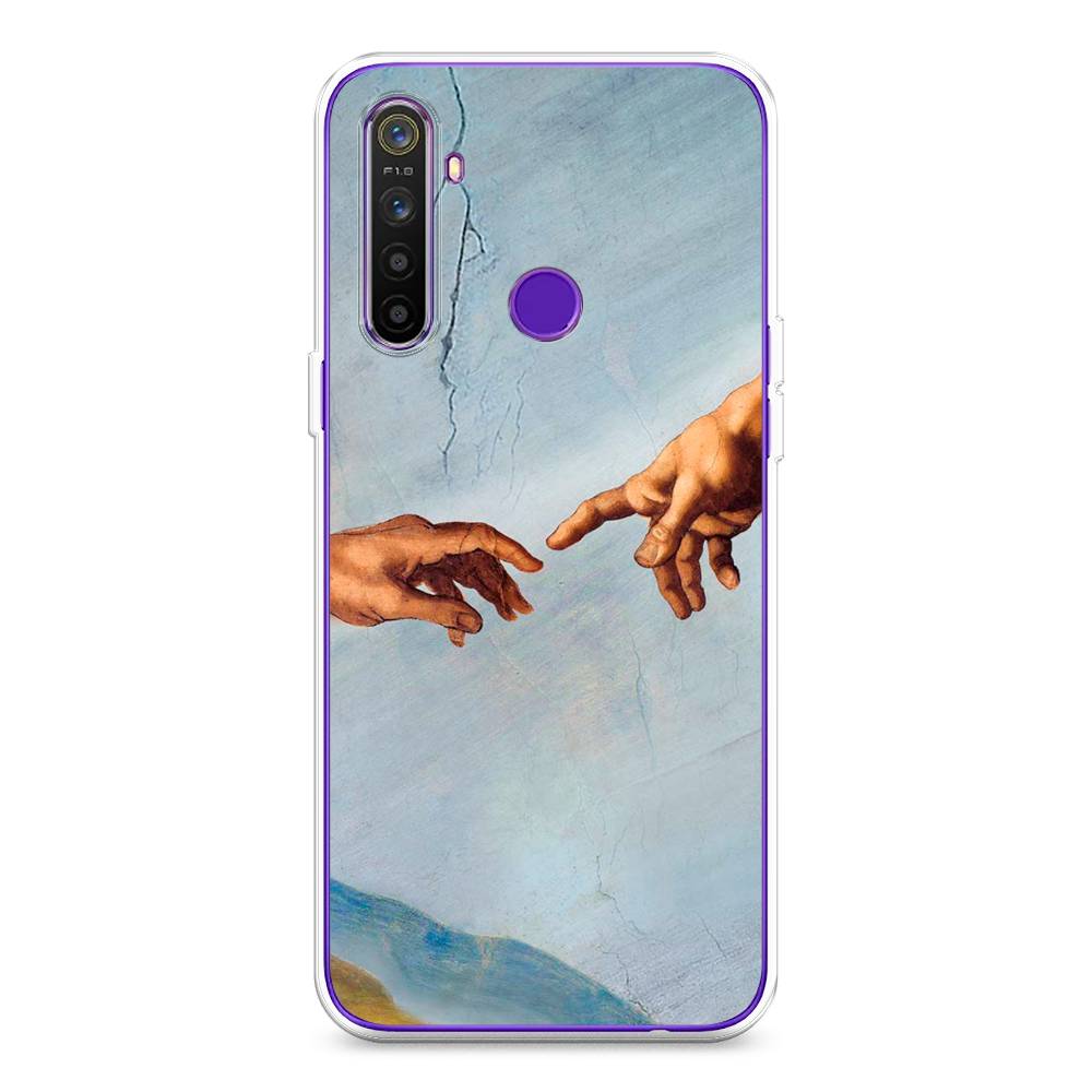 

Чехол Awog на Realme 5 "Сотворение Адама", Разноцветный, 251550-9